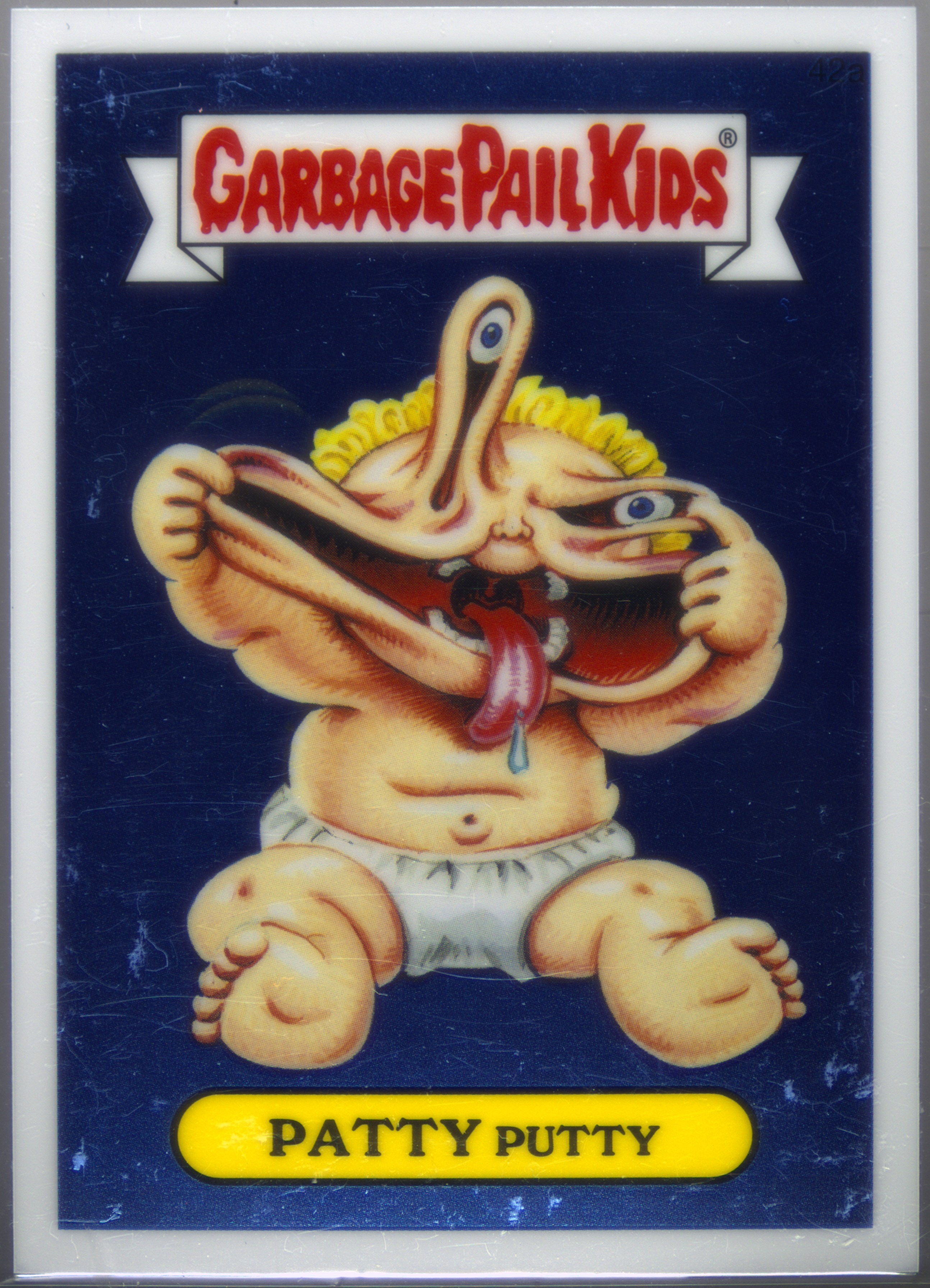 2014 Topps Garbage Pail Kids Chrome Series 2 #42a Patty Putty front