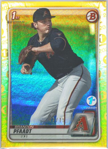 Auction Prices Realized Baseball Cards 2020 BOWMAN DRAFT 1ST