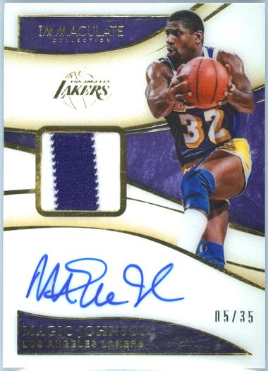 Magic Johnson Immaculate The online Standard /49