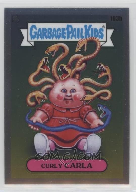 Curly Carla #103B PSA 10 Garbage Pail Kids card front