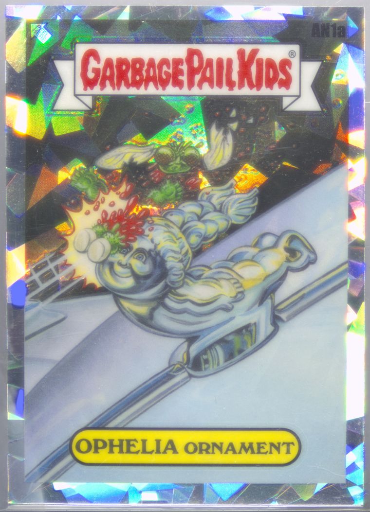 2020 Topps Garbage Pail Kids Chrome Atomic Refractor #an1a Ophelia Ornament front