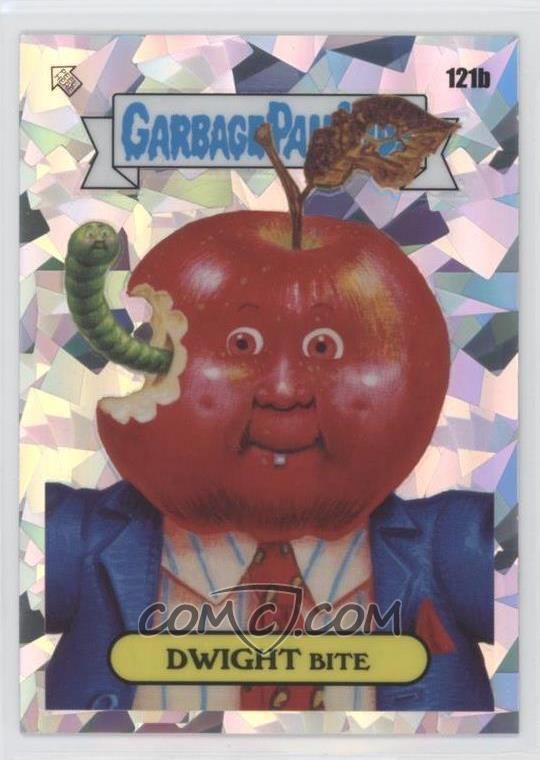 2020 Topps Garbage Pail Kids Chrome Atomic Refractor #121b Dwight Bite front