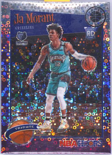 Ja Morant outlet 2019 Hoops Premium Stock Purple Disco PSA 10