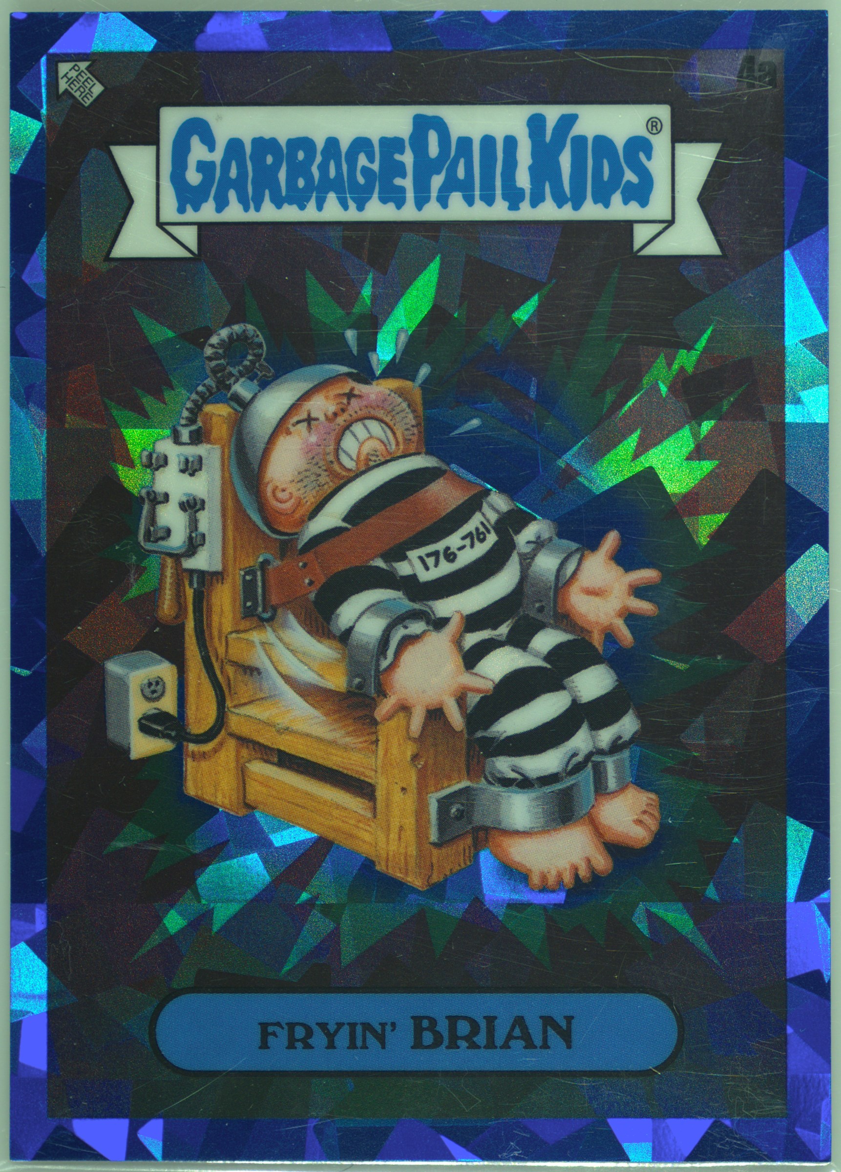 2020 Topps Garbage Pail Kids Sapphire Edition #4a Fryin' Brian front