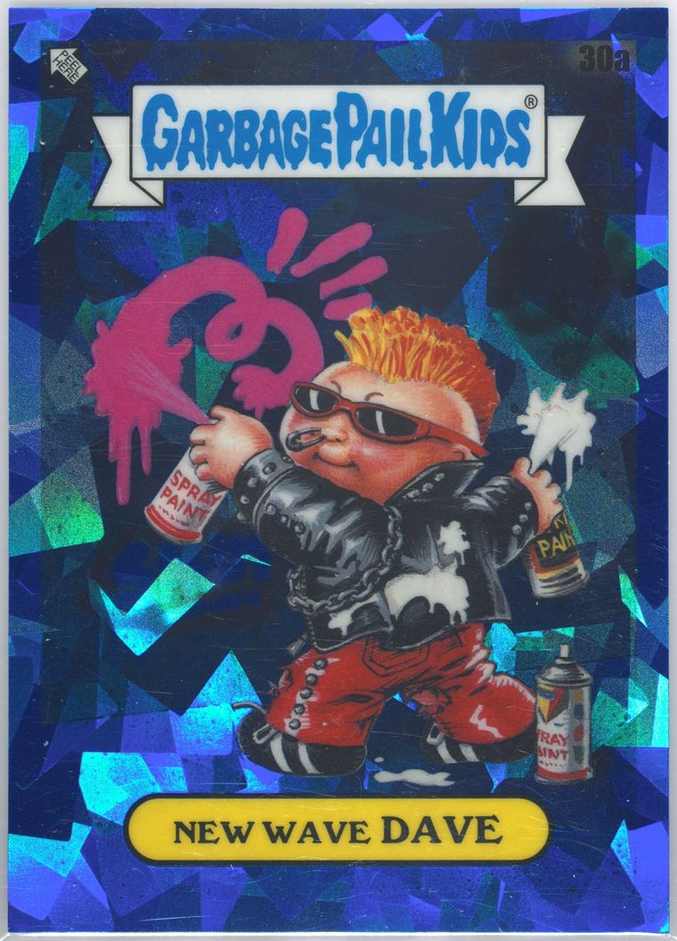 2020 Topps Garbage Pail Kids Sapphire Edition #30a New Wave Dave front