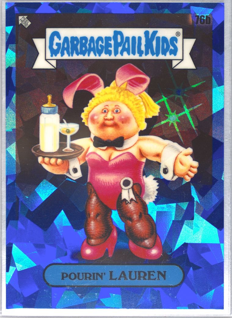 2020 Topps Garbage Pail Kids Sapphire Edition #76b Pourin' Lauren front