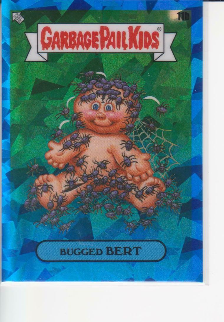 2021 Topps Garbage Pail Kids Sapphire Edition Light Blue #11b BUGGED BERT front