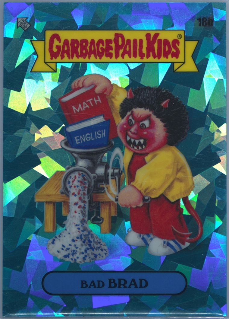 2021 Topps Garbage Pail Kids Sapphire Edition Light Blue #18b Bad Brad front