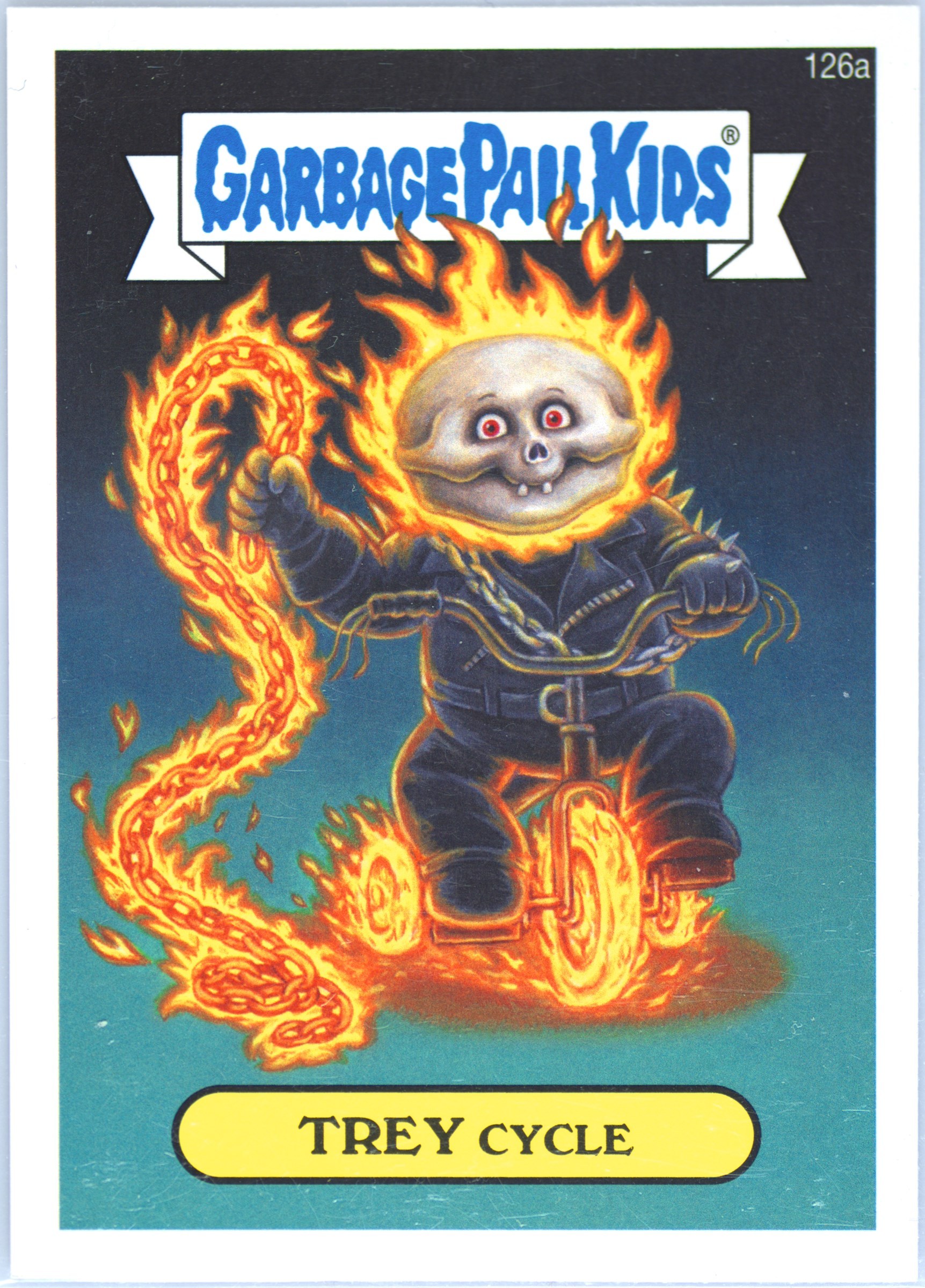 2014 Topps Garbage Pail Kids Series 2 #126a Trey Cycle front