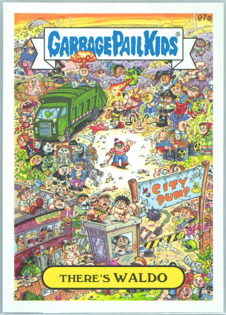 2014 Topps Garbage Pail Kids Series 2 #97a There's Waldo front