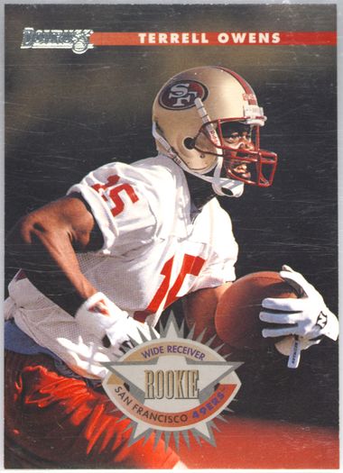 その他 UpperDeck Terrell Owens NFL 1996 Rookie 1996 Classic NFL Rookies Gold #94 Terrell Owens RC Rookie