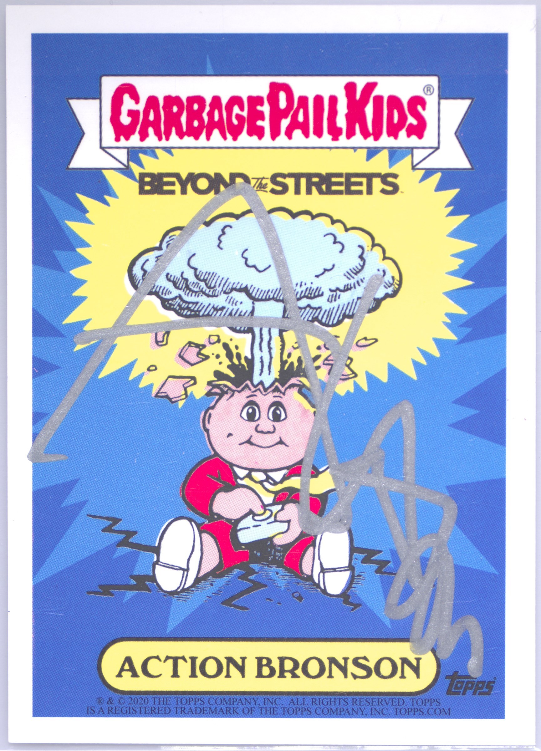 2020 Topps Garbage Pail Kids Beyond The Streets #1a Shootin' Newton front