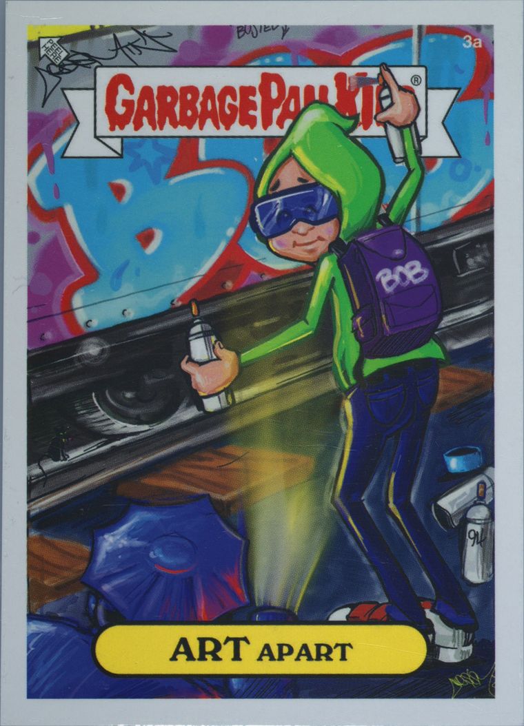 2020 Topps Garbage Pail Kids Beyond The Streets #3a Art Apart front