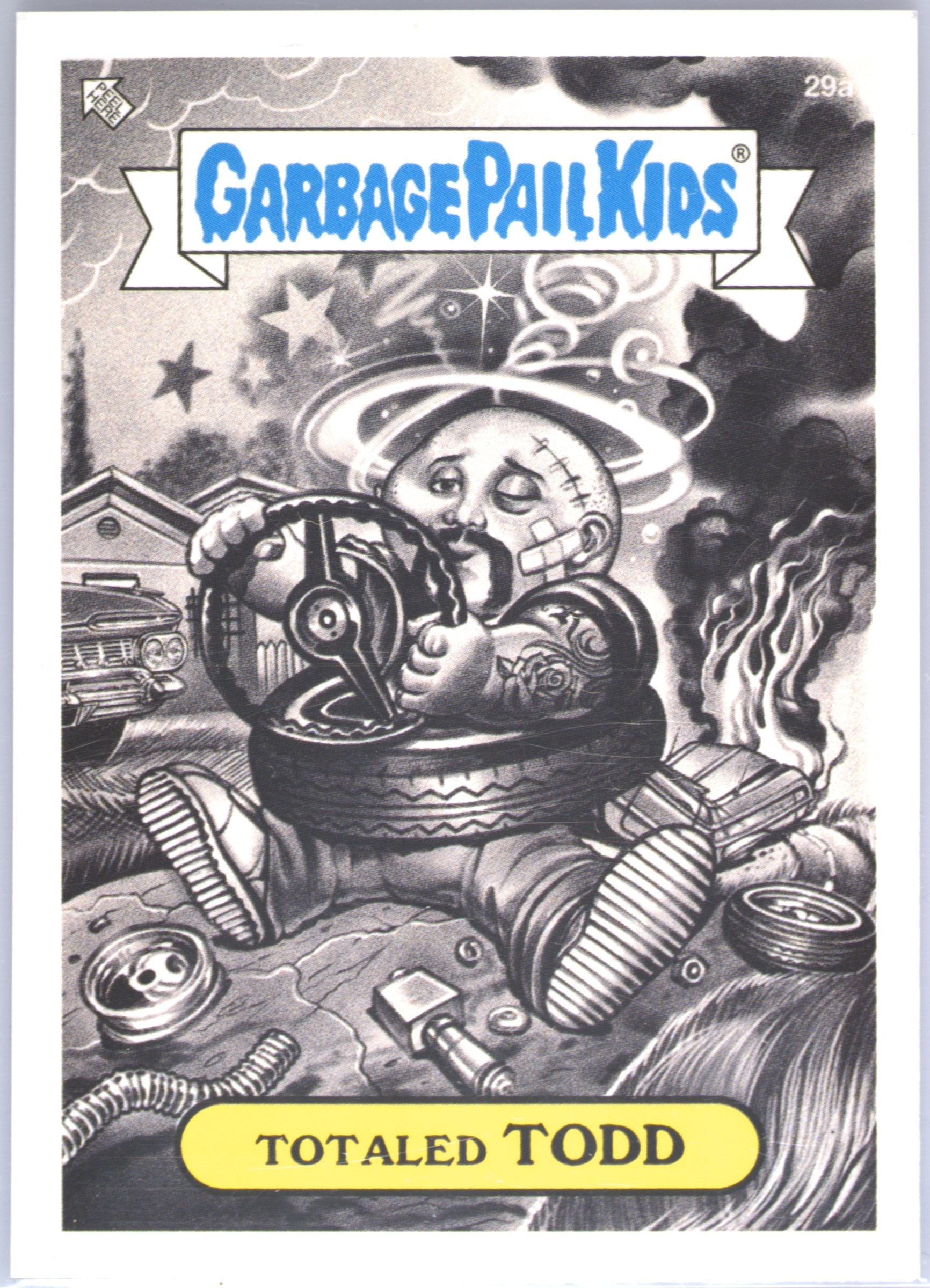 2020 Topps Garbage Pail Kids Beyond The Streets #29a Totaled Todd front