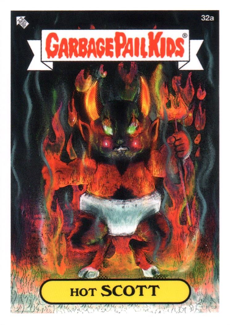 2020 Topps Garbage Pail Kids Beyond The Streets #32a Hot Scott front