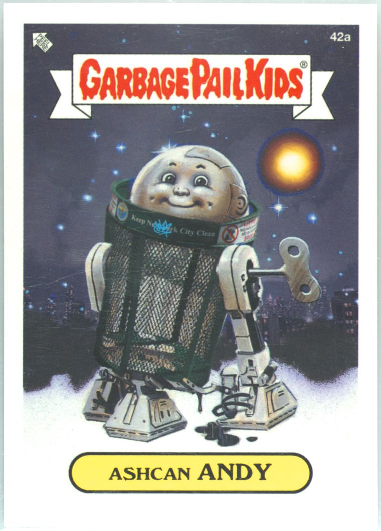 2020 Topps Garbage Pail Kids Beyond The Streets #42a Ashcan Andy front
