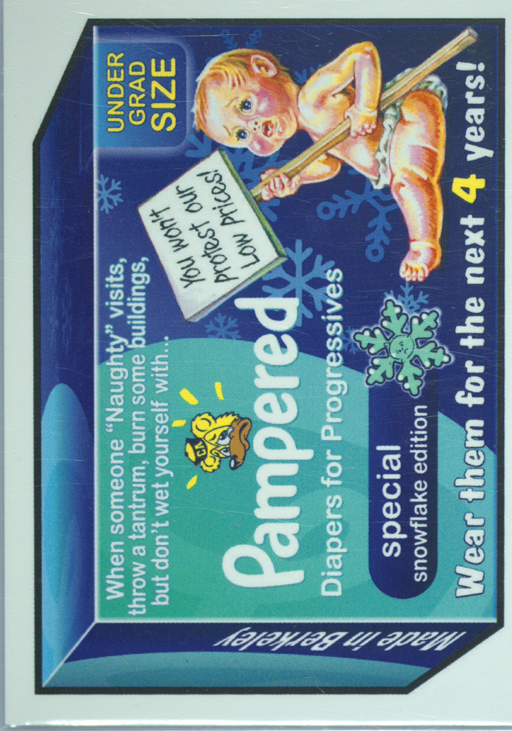 2017 Topps Garbage Pail Kids Trumpocracy The First 100 Days #42 Pampered front