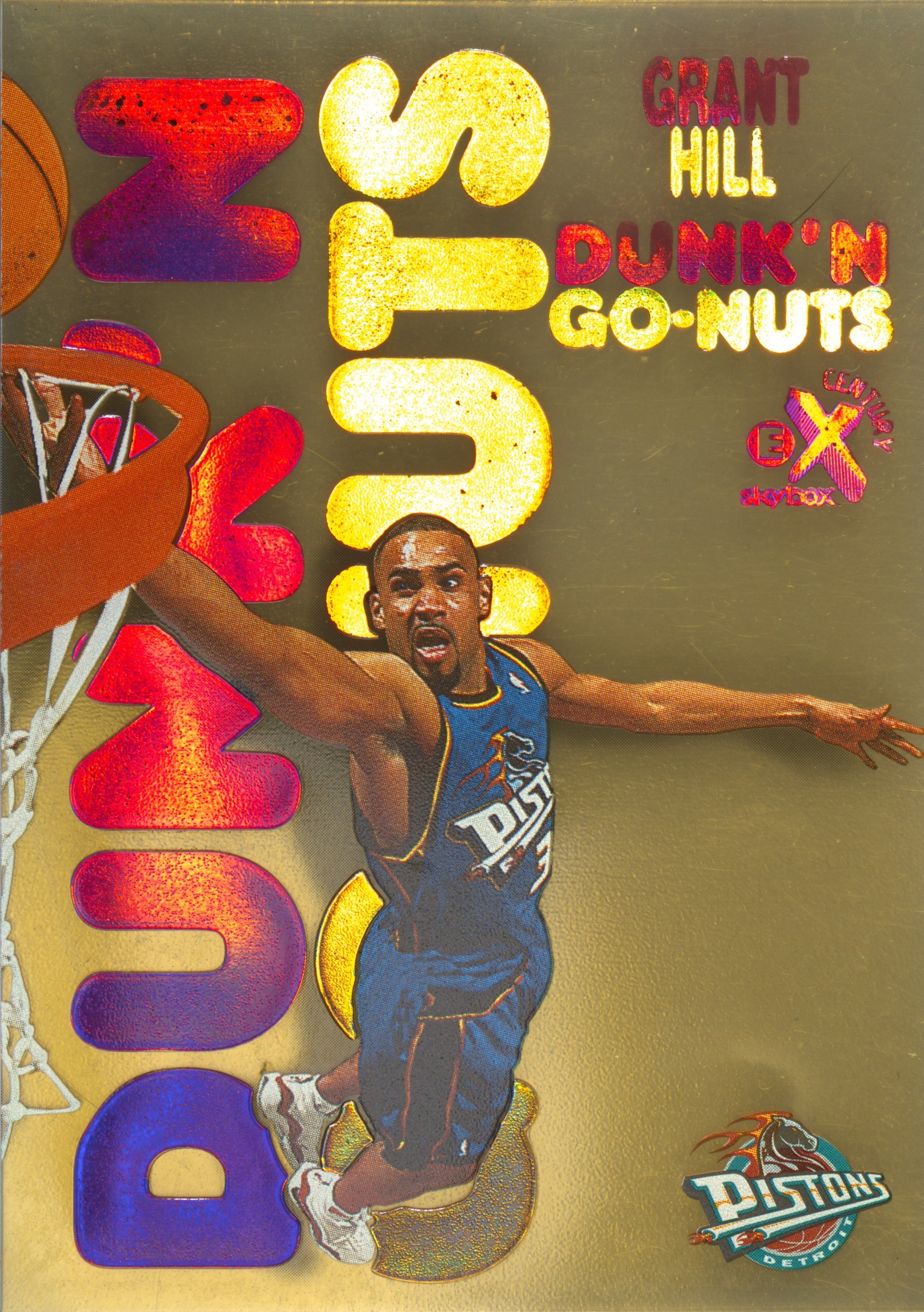 1998-99 SkyBox EX Century Dunk'N Go Nuts #6DG Kobe Bryant