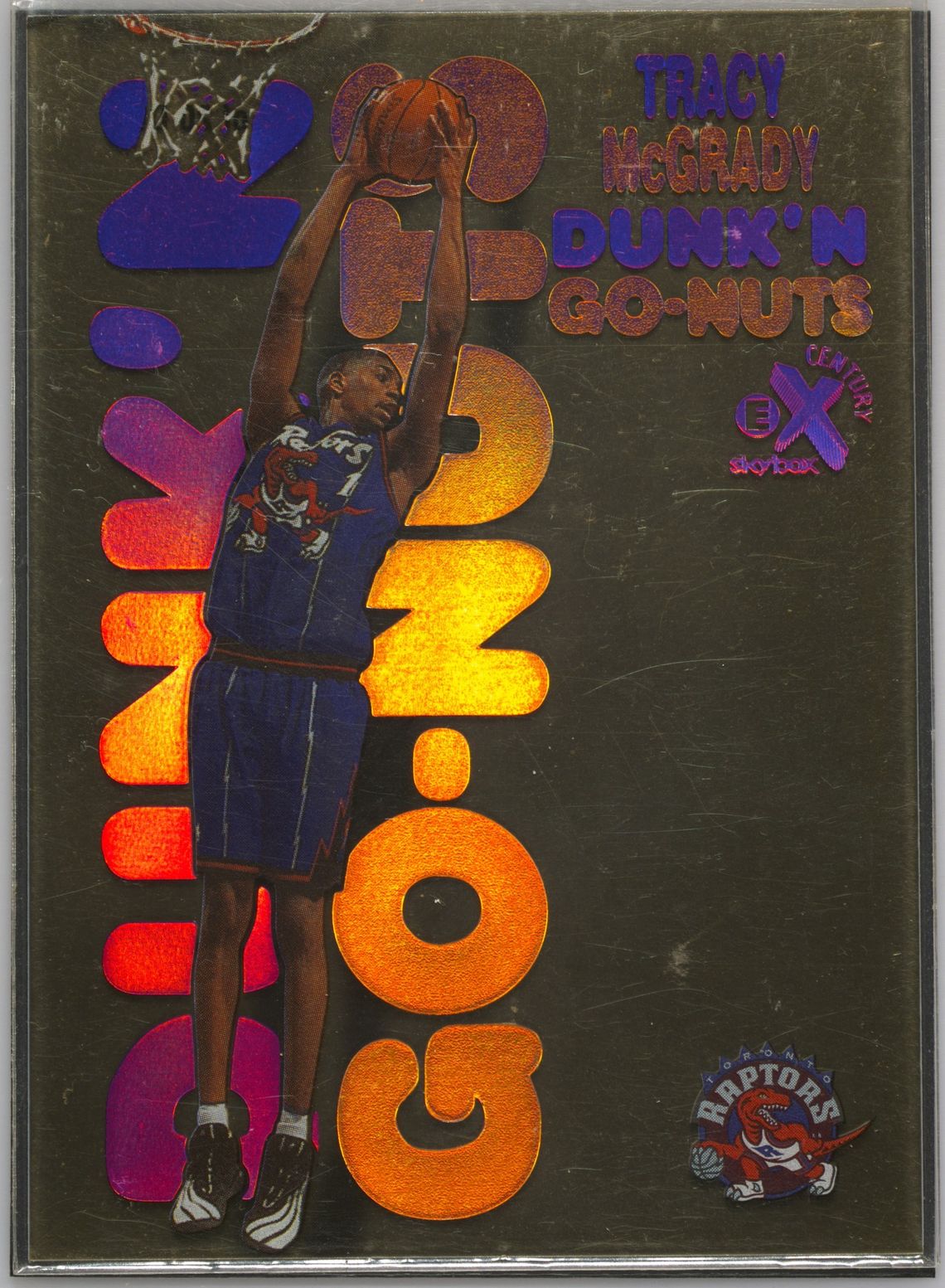 Skybox E-X Century Dunk N Go Nuts Raptors Vince Carter 1998