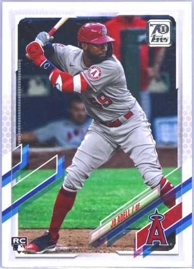 2021 Panini Prizm Jo Adell Silver Shimmer Rookie Card 5/7 hot FOTL #191 Tier 2