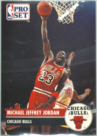 鑑定済 PSA9 MICHAEL JORDAN 1991 FLEER PRO-VISIONS CHICAGO BULLS