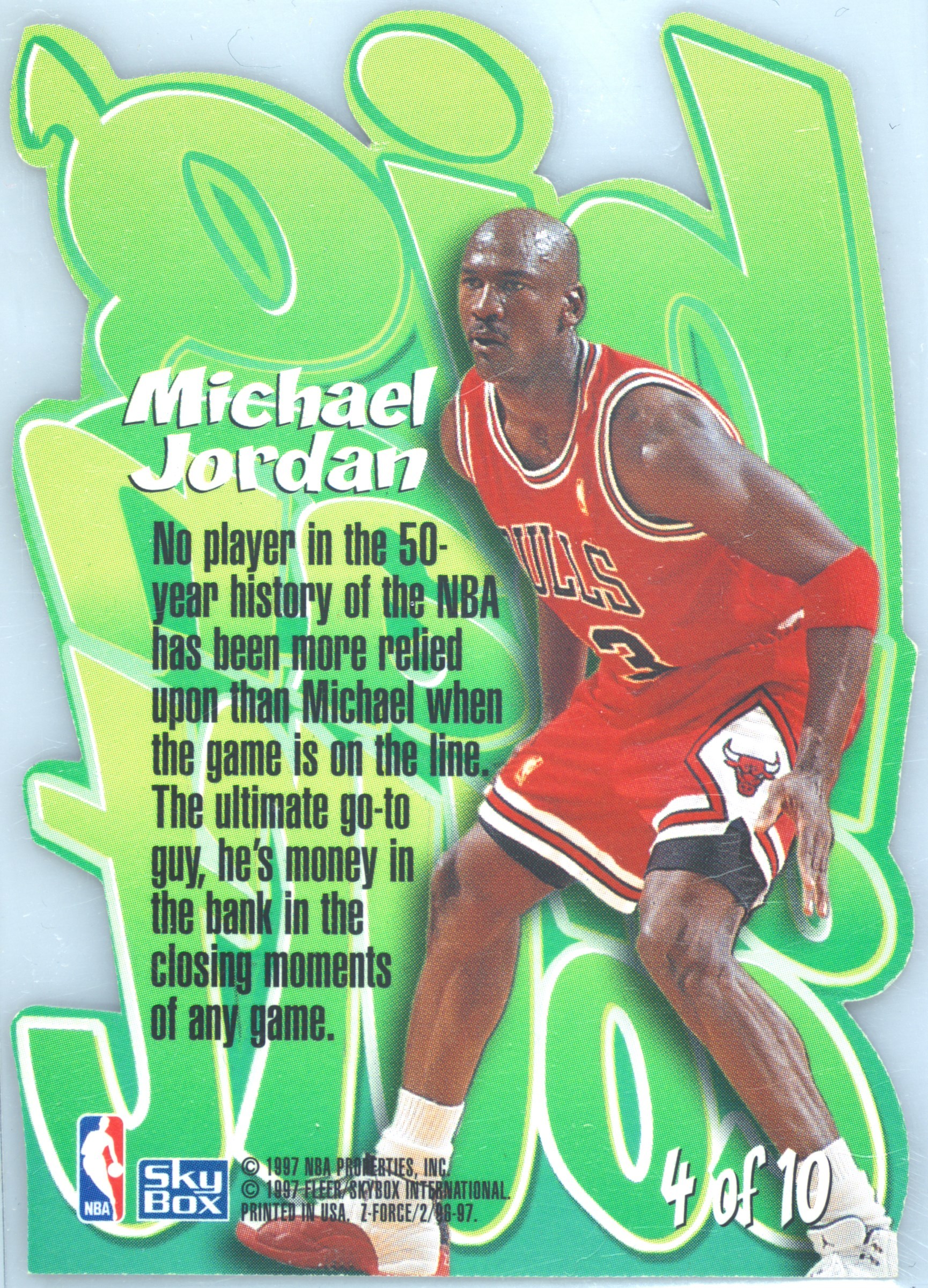 【NBA】50枚 MICHAEL JORDAN 色々 Spec Details