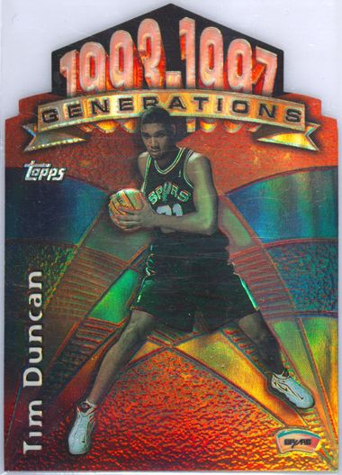 その他 99-00 ATOMIC REFRACTOR TIM DUNCAN Auction Prices Realized Basketball Cards 1997 TOPPS GENERATIONS