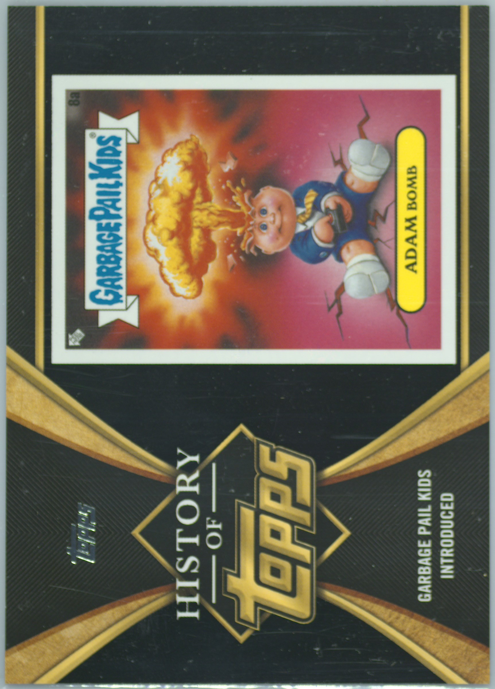 2021 Topps 2021 Topps The History Of Topps Black #5 Garbage Pail Kids Introduced front