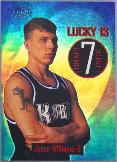 スポーツ選手 FLEER THE GAME JASON WILLIAMS 1993-94 Fleer Basketball Jayson Williams #339 Brooklyn Nets
