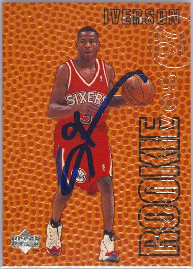 1999 Upper Deck Exclusive Allen Iverson #65/100 factory