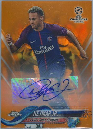 2018 TOPPS CHROME CHAMPIONS LEAGUE REFRACTOR #50 NEYMAR JR