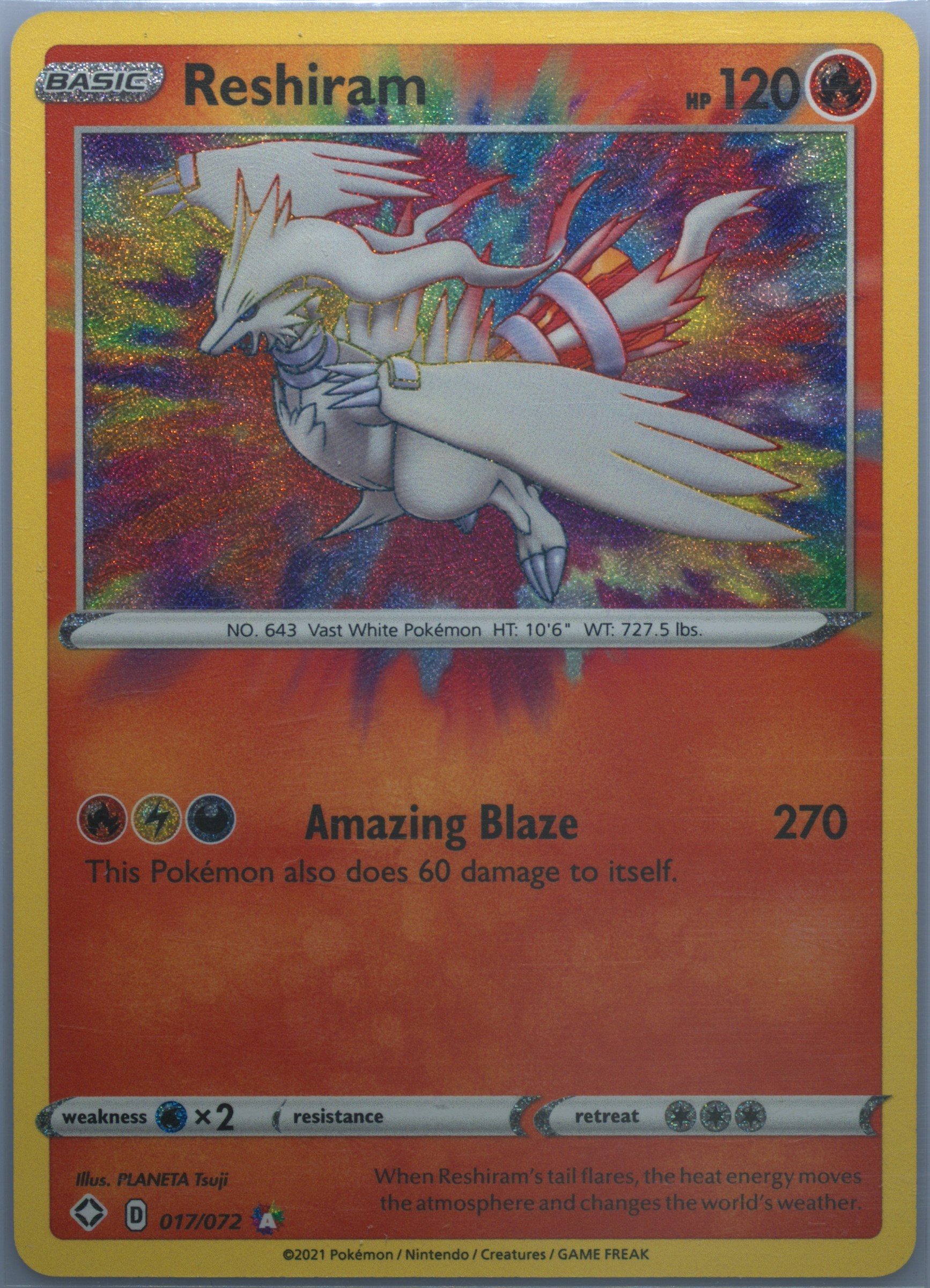 rare reshiram card Amazon.com: Pokemon main image 1
