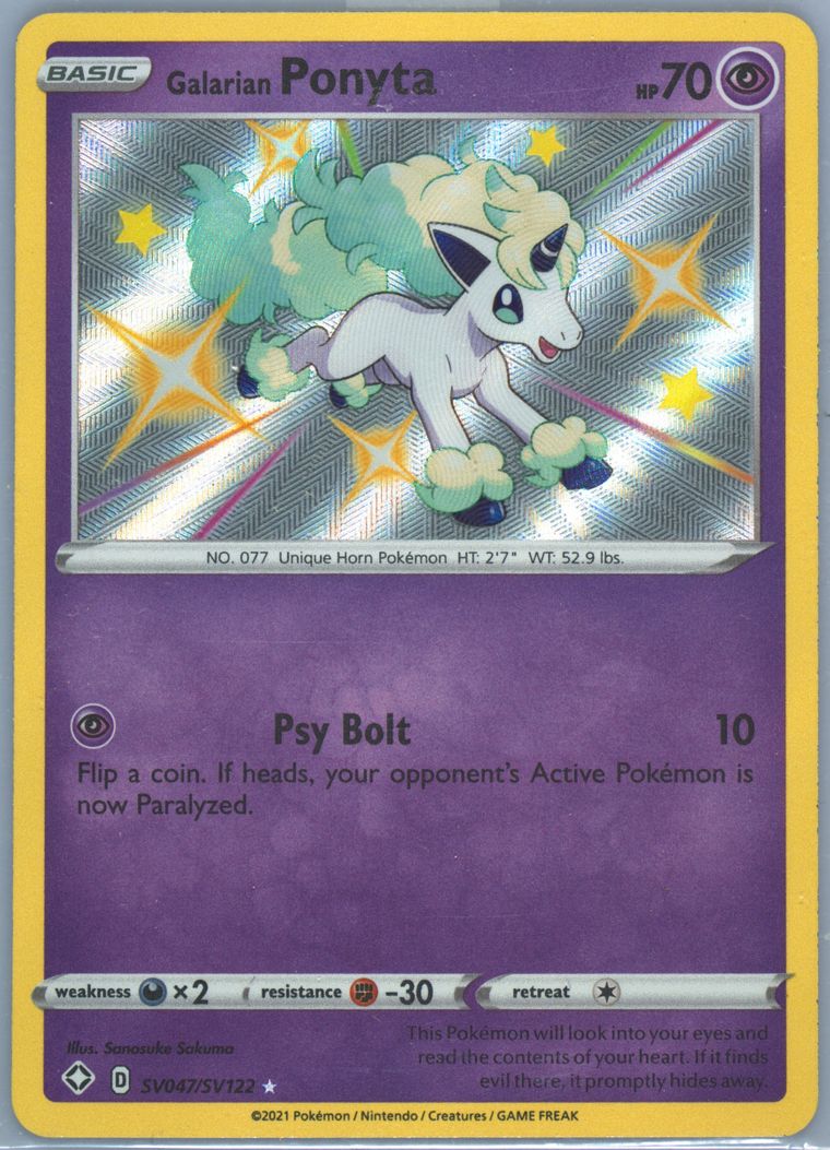 Galarian Ponyta-Holo