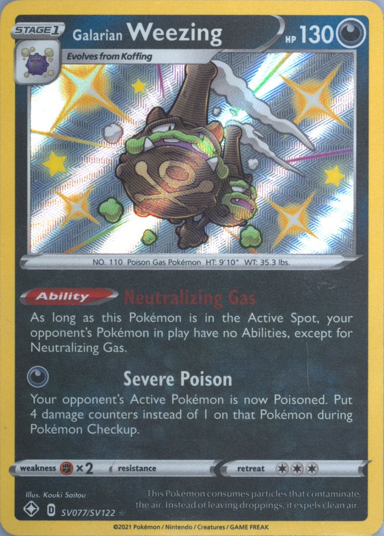 Galarian Weezing-Holo