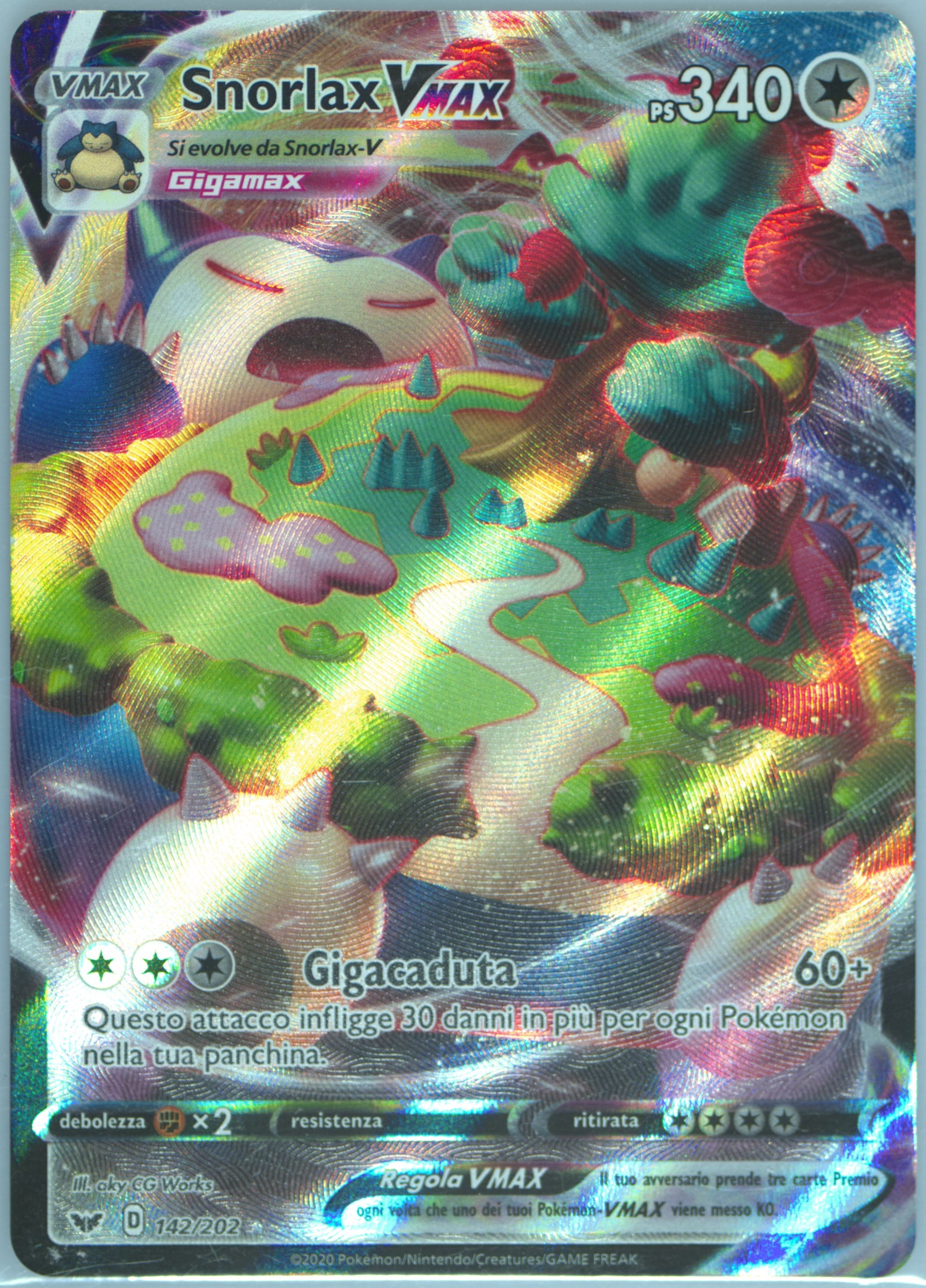 snorlax vmax pokemon card price Snorlax VMAX - 142/202 - Sword & Shield main image 0