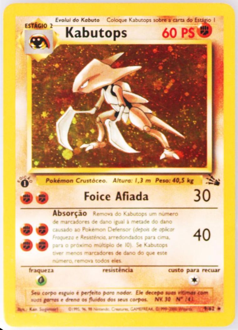 Kabutops-Holo (Fossil)