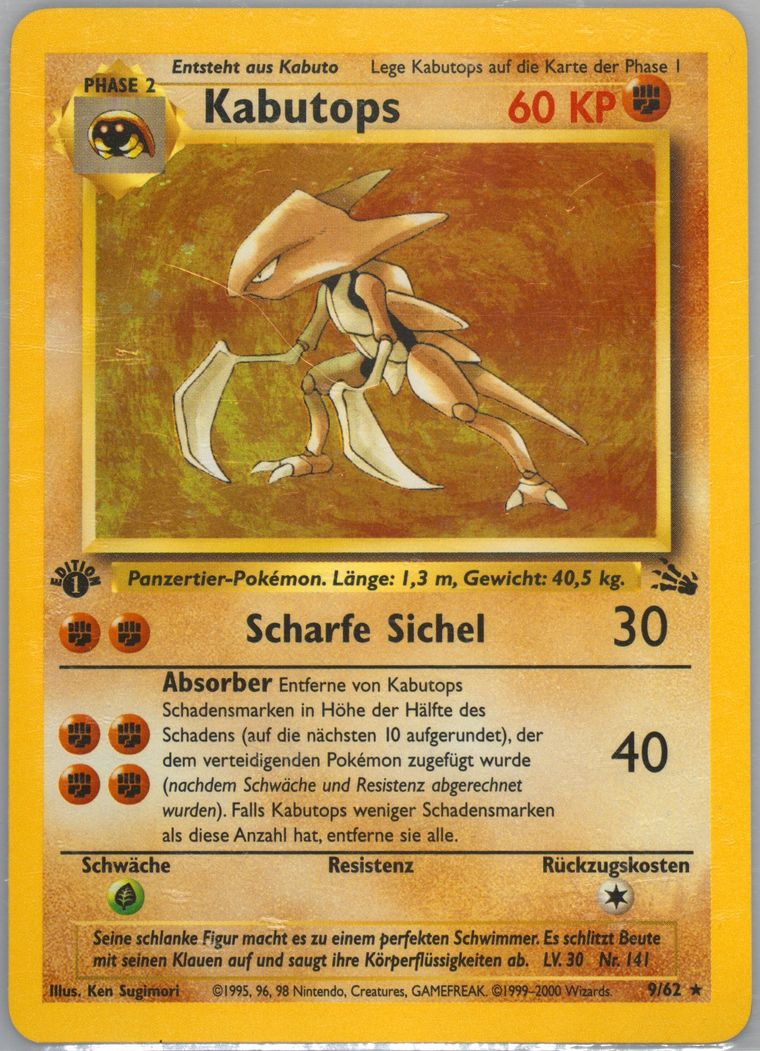 Kabutops-Holo (Fossil)