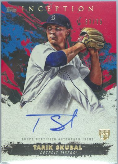 MLB topps Tarik Skubal RC auto タリクスクーバル Tarik Skubal auto