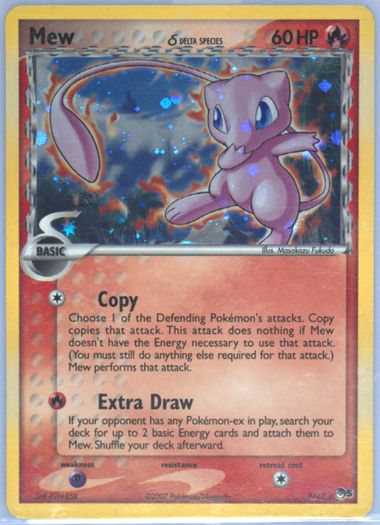 Shops Pokemon Mew Delta Species misprint