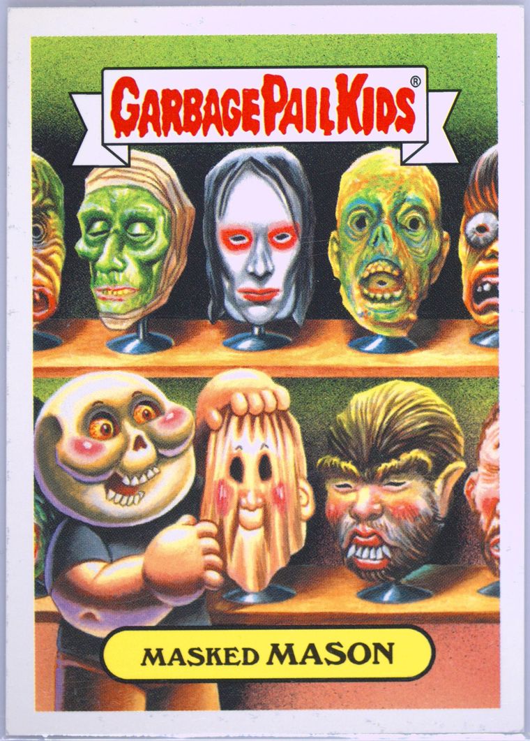 Masked Mason #8A PSA 10 Garbage Pail Kids card front