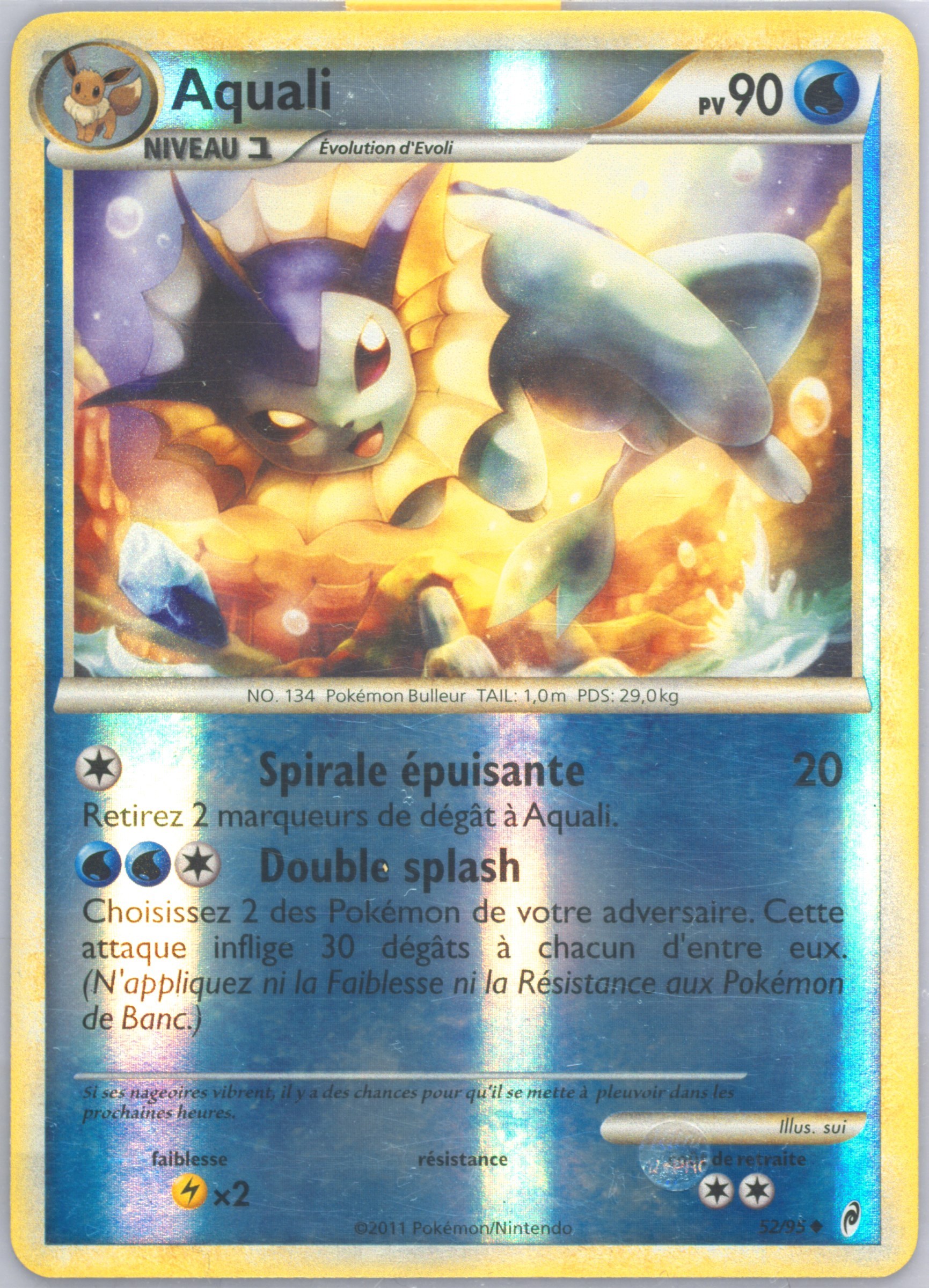 1995 vaporeon pokemon card value Found this old of mine. Is this an error card? It's jungle set, but non-holo, despite the background. Any ideas on what it might be worth? Thanks! : r/PokemonTCG this attack does 10 damage 1995 Pokmon Vaporeon Holo First