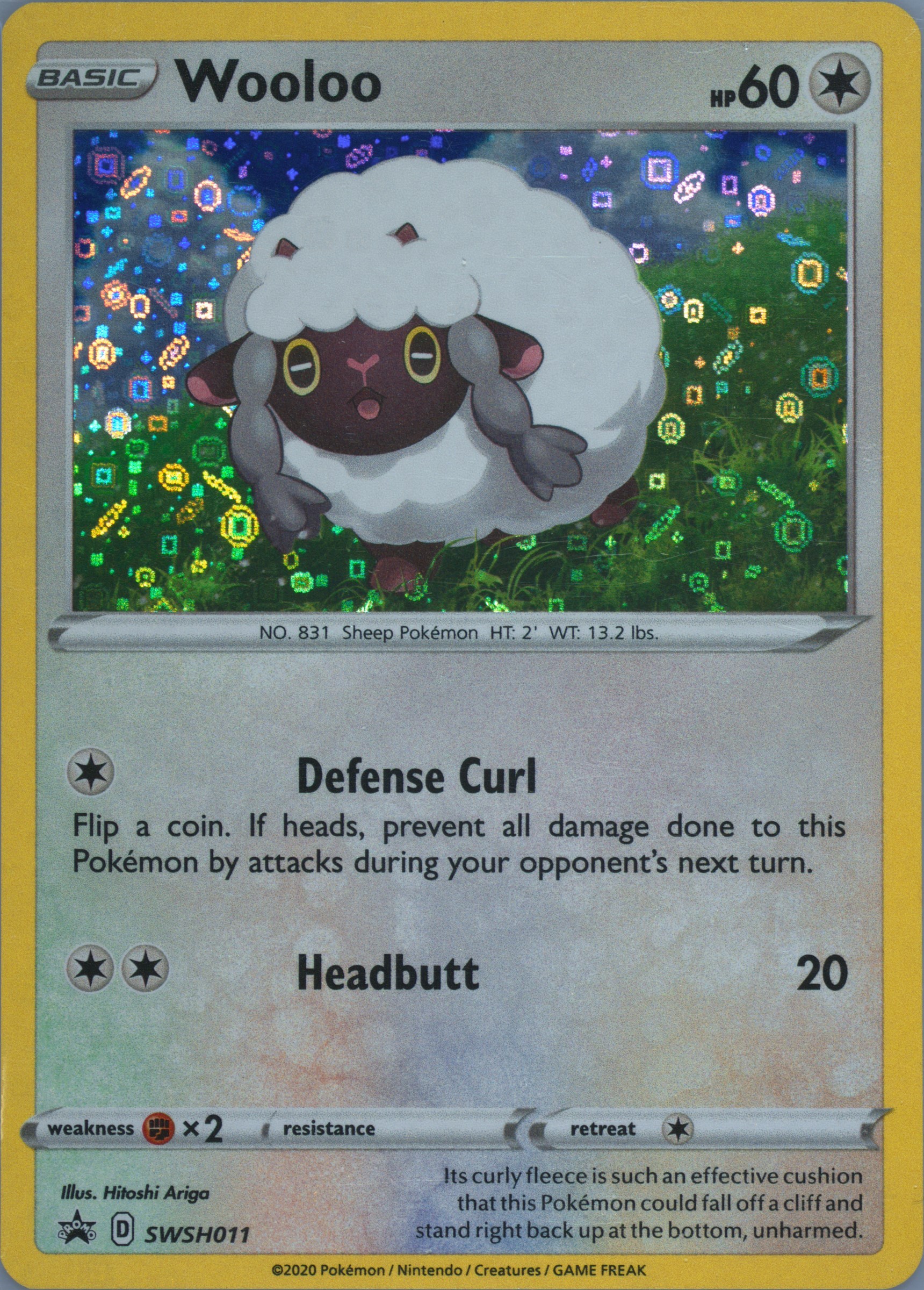 wooloo holographic card Hop's Wooloo (170/159) – PokeGuard