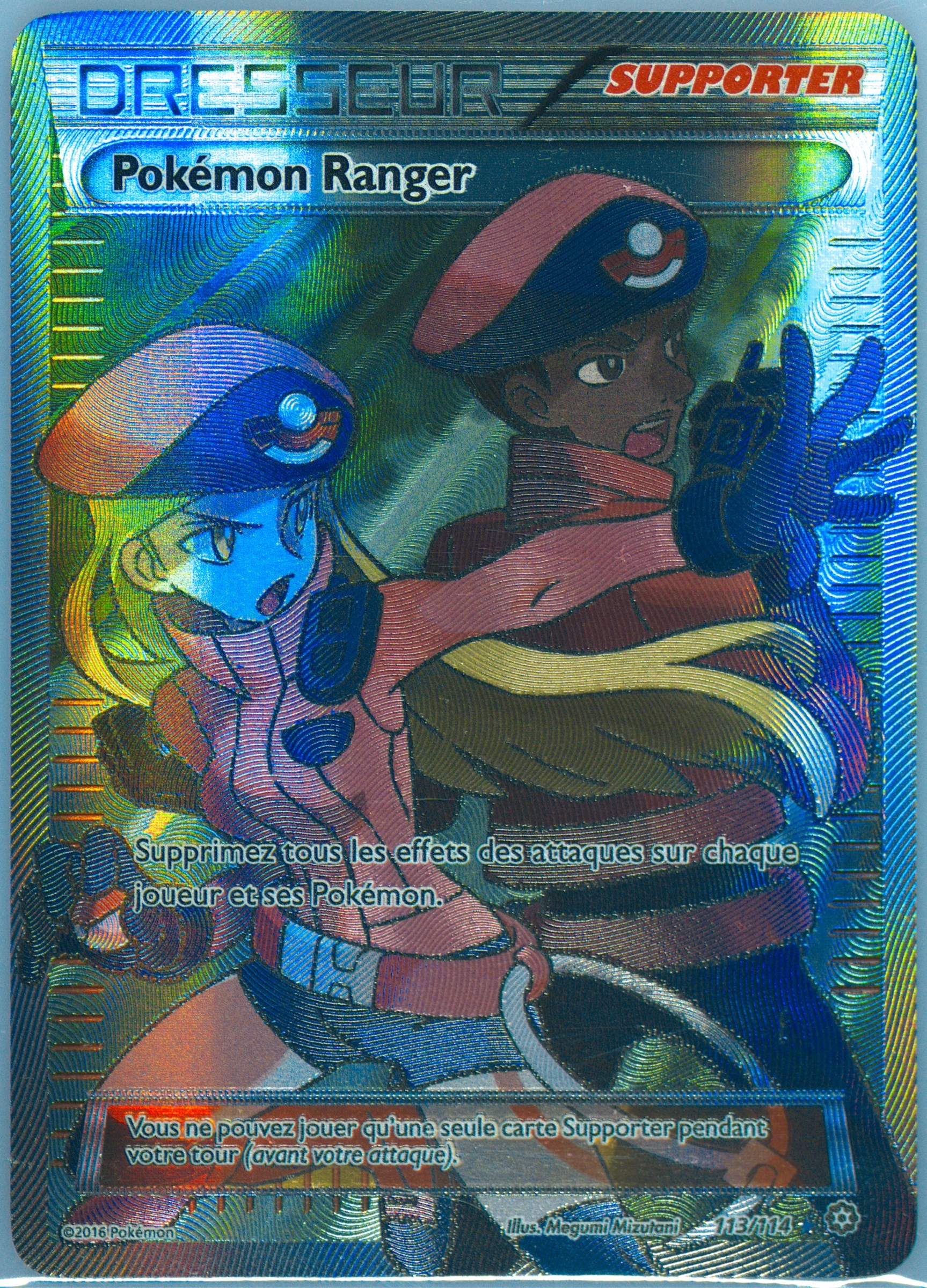pokemon ranger full art card Pokemon Ranger - 104/114 Reverse Holo Trainer main image 0