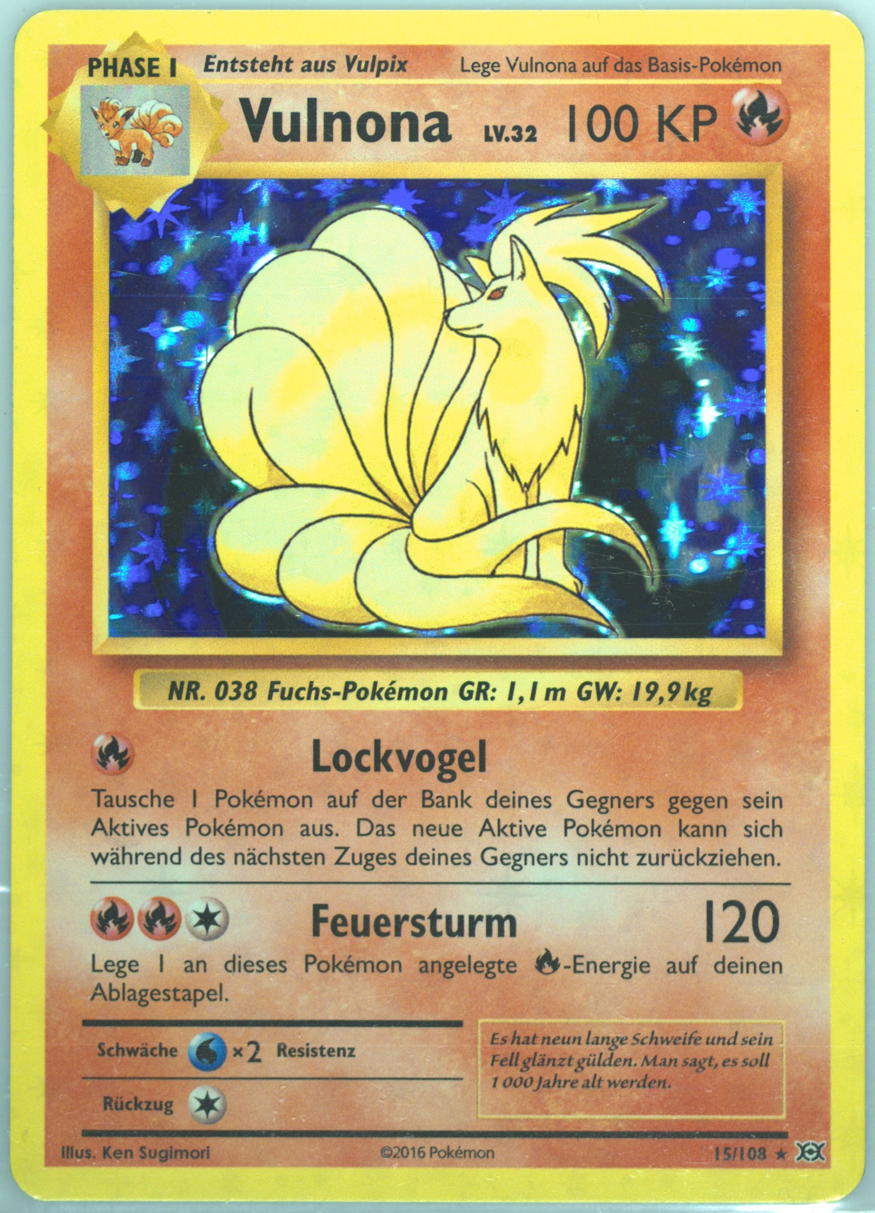 Ninetales-Holo #15 Ninetales-Holo #15