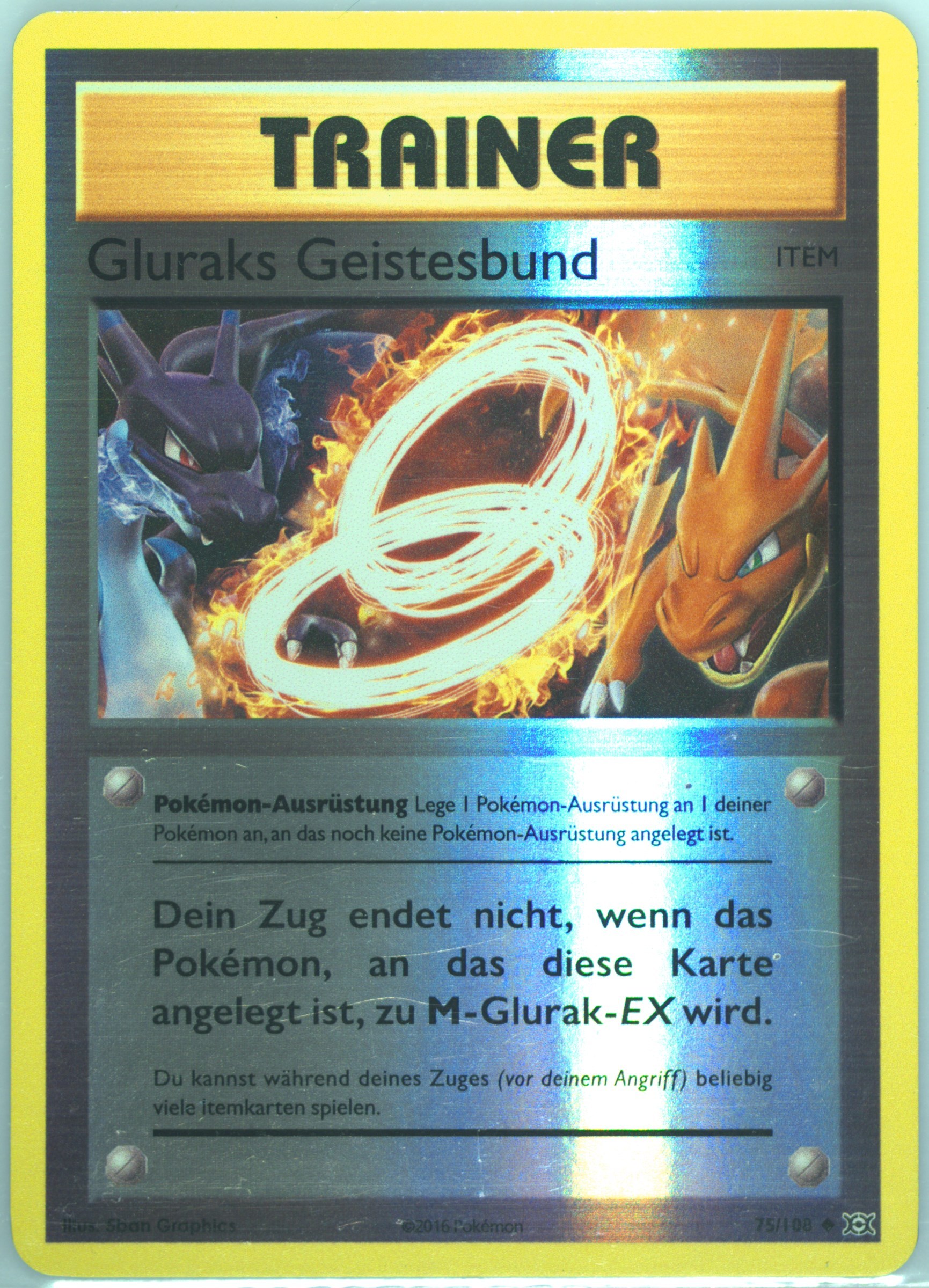 pokemon spirit link card list Pokemon - Charizard Spirit Link (75/108)