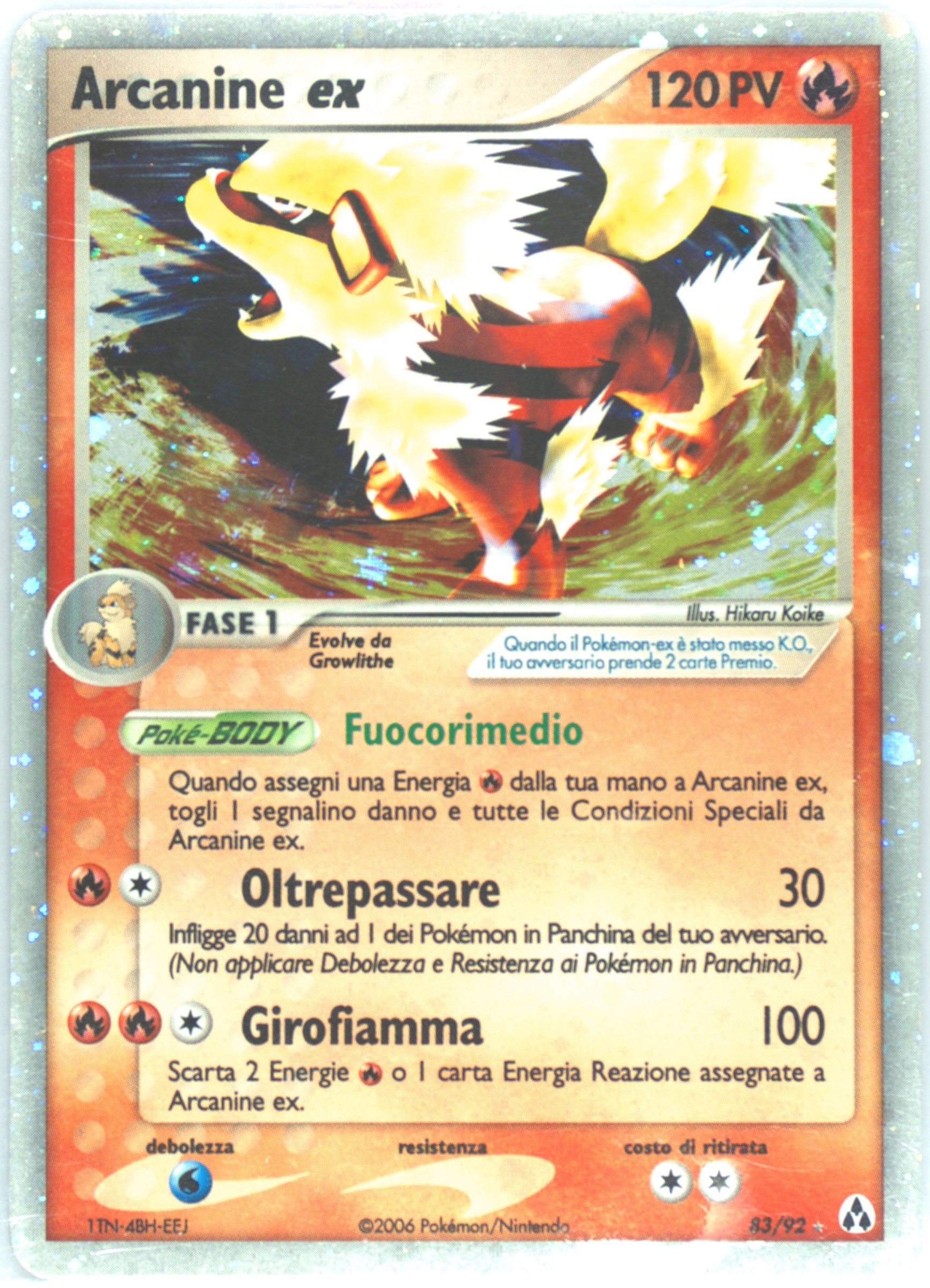 arcanine ex pokemon card Amazon.com: Arcanine ex 032/198 Double Rare - Scarlet & Violet - Pokemon  Evolution 3 Card Lot main image 0