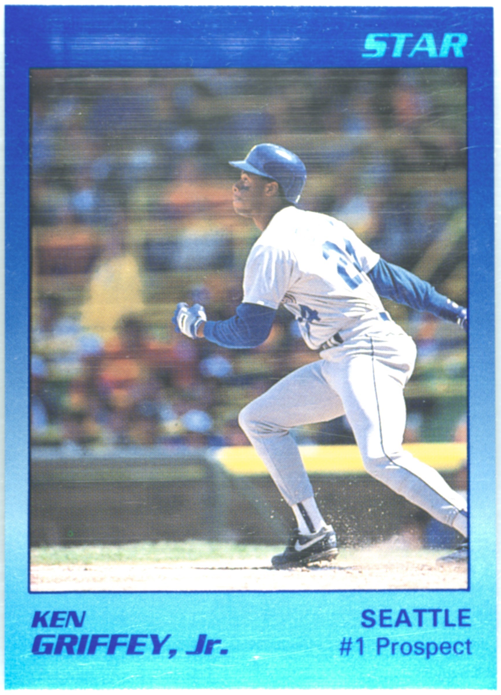 グリフィーJRのバイバックオート、シルバーインクです。 1989 Topps Traded Tiffany Ken Griffey Jr | PSA CardFacts®