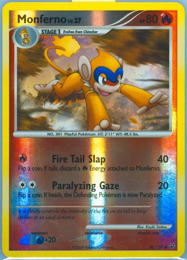 emolga ex pokemon card price Tangrowth (10/99) [Platinum: Arceus] Moderately Played Holofoil main image 1