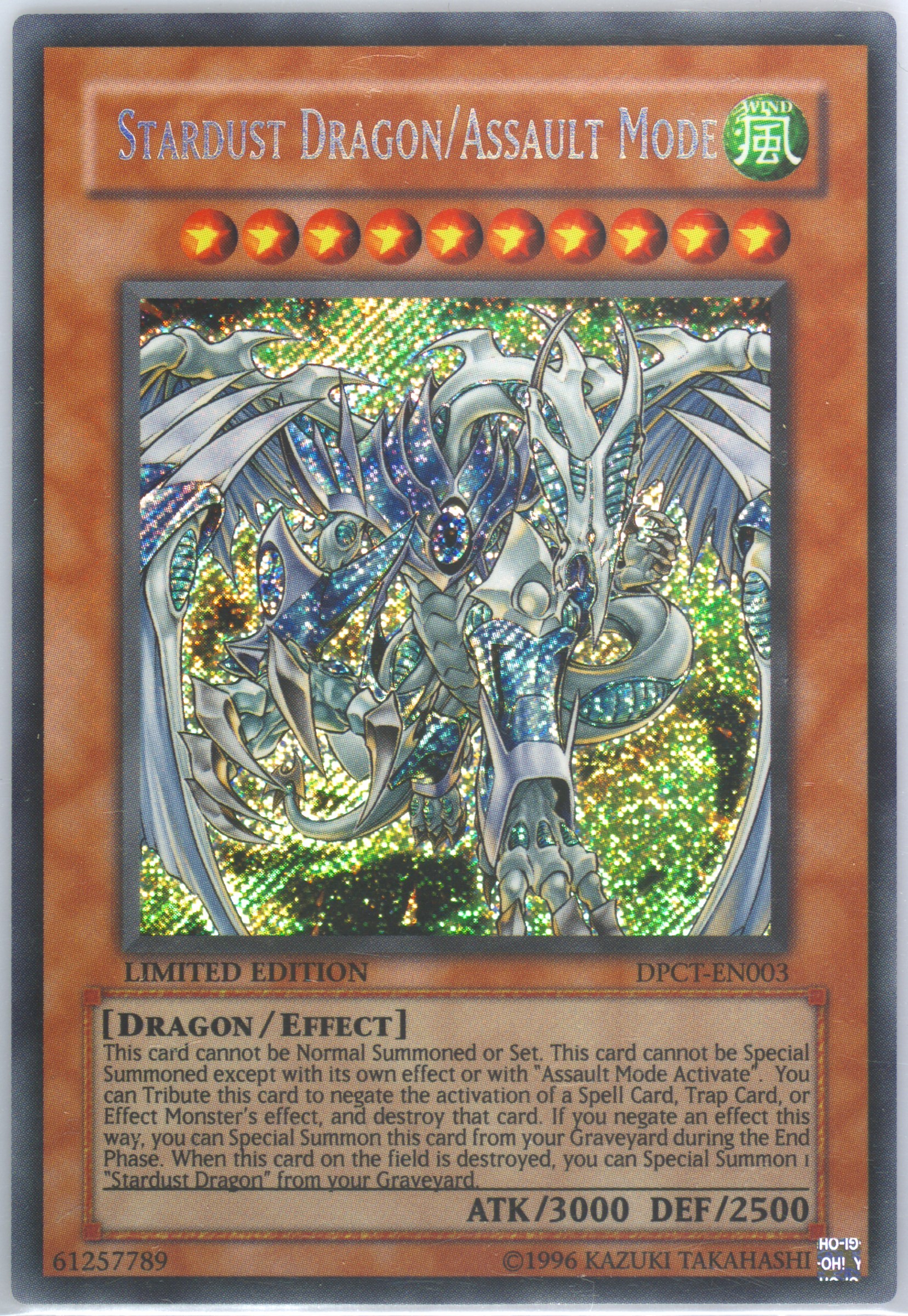 yugioh cards stardust dragon assault mode Amazon.com: Yu-Gi-Oh! - Stardust Dragon/Assault Mode (DPCT-EN003) - Duelist  Pack Collection Tin - Limited Edition