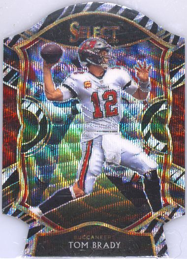 Tom Brady 2020 Panini Select #1 Red deals Prizm 56/99 jersey color match SGC 9.5